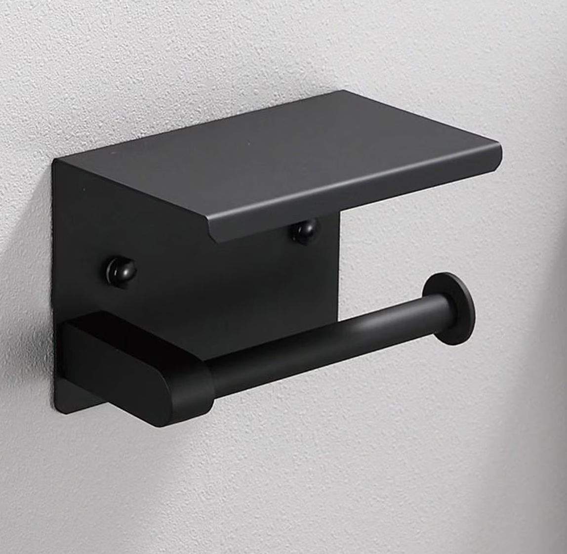 Suport pentru hartie igienica, Zola®, stil loft, otel negru, 13.5x10.7x10.2 cm, negru Suport pentru hartie igienica, Zola®, stil loft, otel negru, 13.5x10.7x10.2 cm, negru